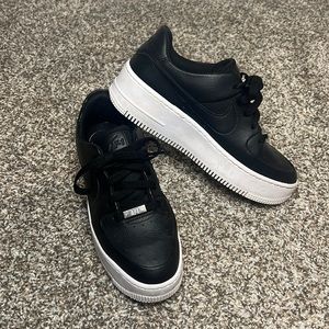 Black Air Force 1s